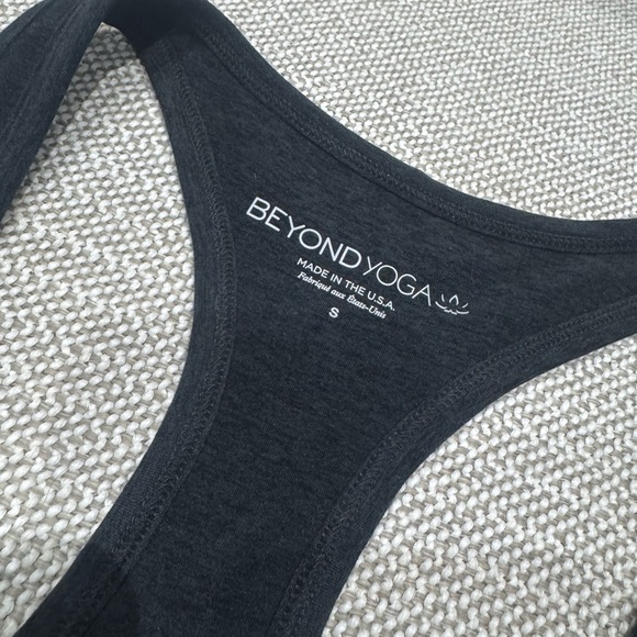 Beyond Yoga Graphite Racerback Tank Top - Picture 3 of 3